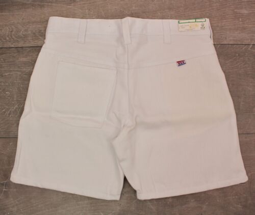 Men's VTG NOS 1960s White Cotton Ely Shorts Sz 34 60s - Picture 2 of 8