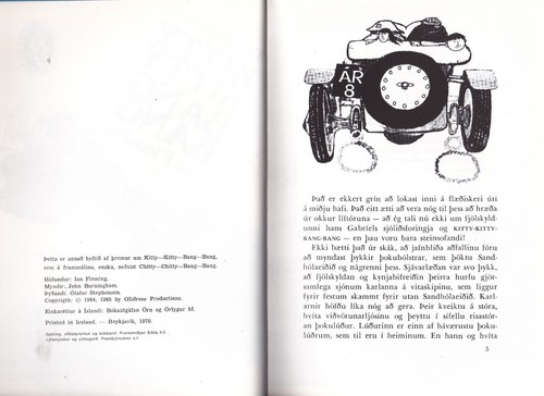 Chitty Chitty Bang Bang by Ian Fleming - in Icelandic - Picture 8 of 13