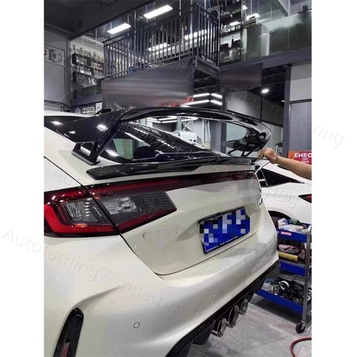 For 2023UP Honda Civic 11Th FL5 Type R REAL CARBON Rear Trunk Spoiler Wing Lip - Picture 8 of 17