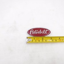 Peterbilt Horn Pad Steering Wheel Emblem Badge 1-14 X 3 Redchrome 2252-001 Peterbilt Horn Pad Steering Wheel Emblem Badge 1-14 X 3 Redchrome 2252-001
