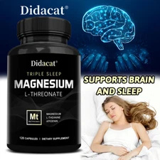 Magnesium L Threonate Helps Improve Mood Brain Health Focus Cognition 120 Pills