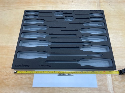 Snap-on Tools TITANIUM FOAM Tray for 16pc Soft Grip Screwdriver Set FMSGD01BDT - Picture 2 of 9