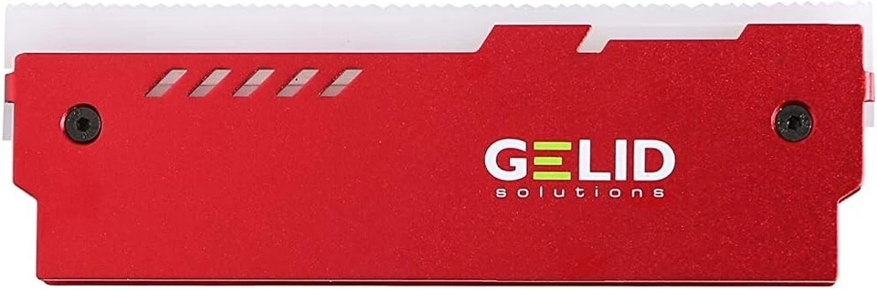 Gelid Lumen RGB RAM Red Memory Coolers for 2 x Ram via 3 Pin Header 2 Pack - Image 2 of 4