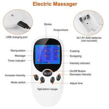 Electric Muscle Stimulator Dual Channels Pulse Massager