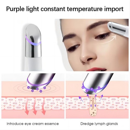 5 in 1 Eye Massager Wand Red Light Therapy for Dark Circles Puffiness Tool - Picture 18 of 24