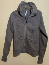 Lululemon Cuddle Up Jacket Heathered Blurred Grey / Blurred Grey Glitter Size 6