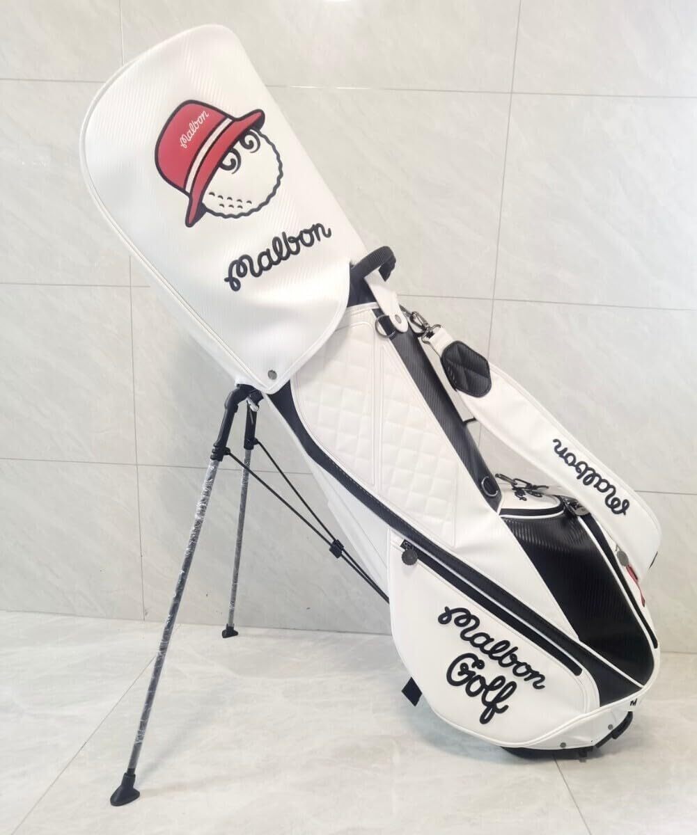 Malbon ゴルフバッグ 小型 MALBON GOLF Caddy Bag White artificial japan new | eBay
