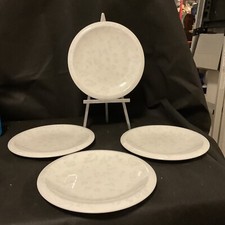 jack lenor larsen mikasa Terra Nova Silk Brocade 4 Salad Plates 8 1/2 In