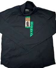 New Eddie Bauer Turtleneck Long Sleeve Shirt Kangaroo Pocket Ladies XL Dark Gray