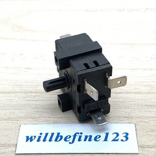 1pc HUA LI LAI FZ31-9 6 pins 6 positions Galanz Function selection Rotary switch - Picture 4 of 6
