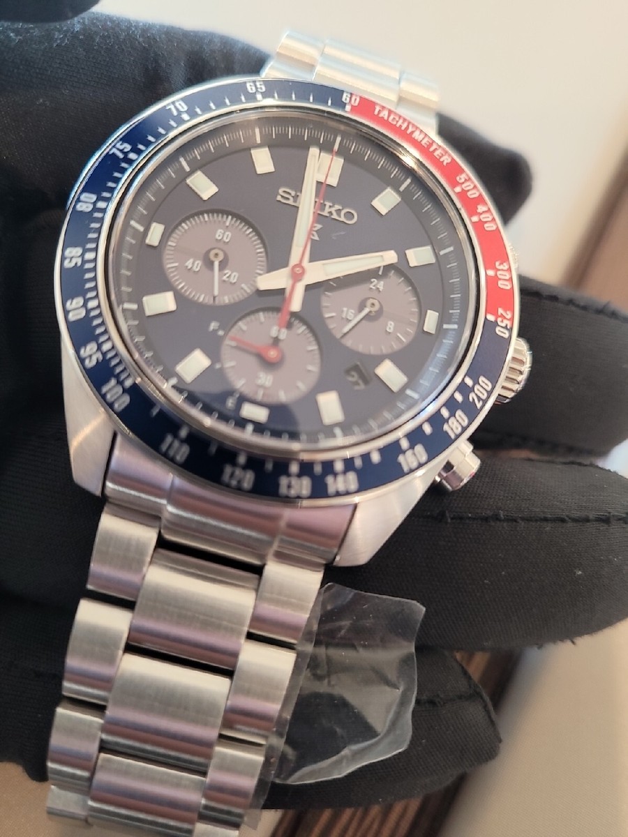 Seiko SSC913 Watch Prospex Speedtimer Solar Blue Chronograph | eBay