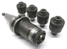 TECNARA WE-1 COLLET TAPPING CHUCK w/ BT40 SHANK & 4 COLLETS - #240-012-4