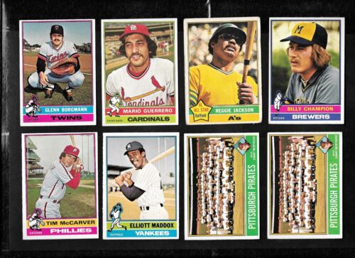 1976 OPC O PEE CHEE TOPPS 397-528 MLB BASEBALL CARD ERROR & VARIATION SEE LIST - Picture 204 of 255