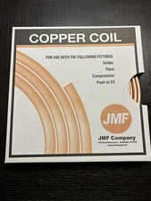 JMF Soft Copper Tube Coil OD 1/4" OD x 20 Ft. TYPE UT New