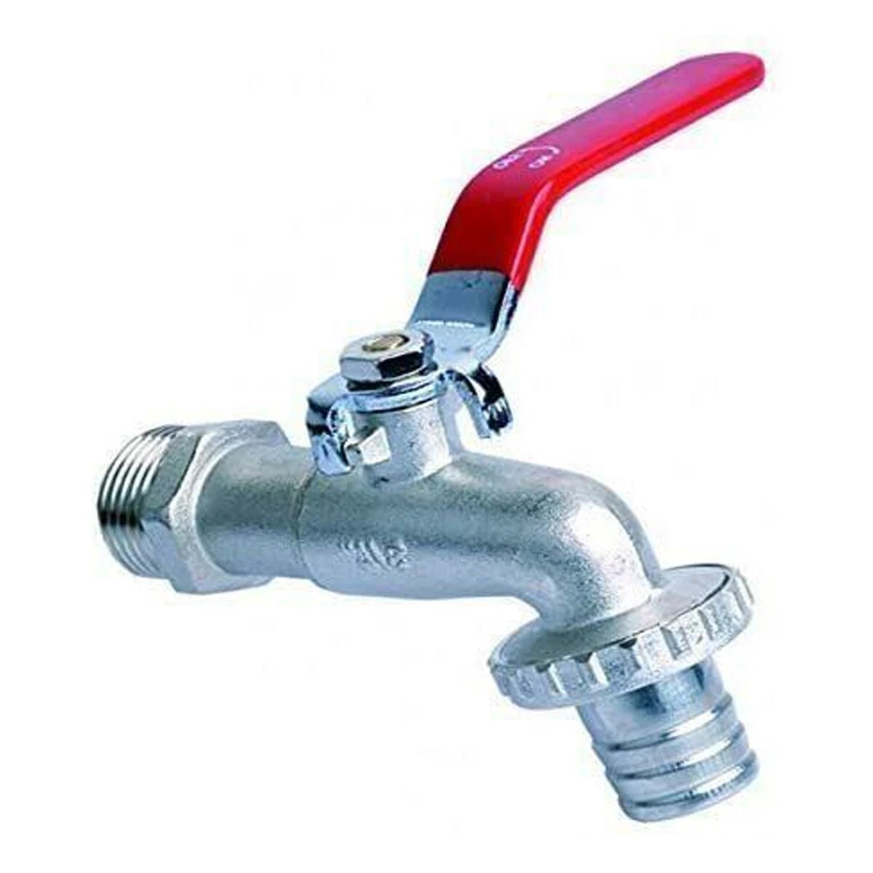 RUBINETTO A SFERA DA ESTERNO PER GIARDINO GIARDINAGGIO IN METALLO DA 3/4 - Immagine 2 di 2