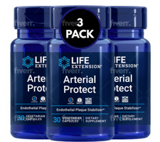 Life Extension Arterial Protect- -30 Veggie Caps. ***VALUE 3 PACK*******
