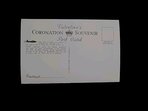Queen Elizabeth II Royal Coronation Real Photo Post Card Royalty Postcard RPPC 2 - Picture 21 of 24