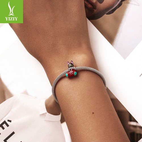 Fashion Bisaer 925 Sterling Silver Snowflake & Christmas Bead Charm Fit Bracelet - Picture 41 of 180