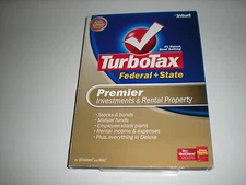 Turbotax 2007 Premier with state. New. Factory sealed.