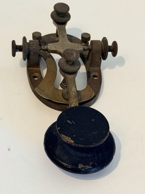 Vintage Antique J H Bunnell S Morse Code Telegraph Key