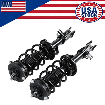 #ad #ad Pair Front L R Quick Complete Strut Coil Spring For 2015 2022 Jeep B210236 $139.69