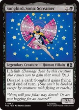 Songbird, Sonic Screamer - 762 - Commander: Marvel Super Heroes - MTG