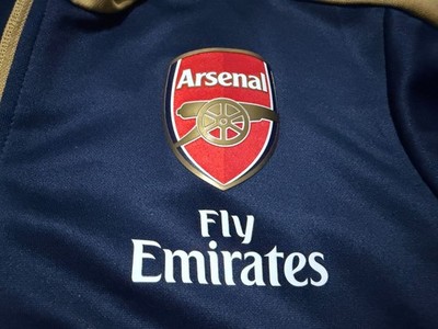 Puma Arsenal FC Track Jacket Fly Emirates Navy Gold Full Zip Size