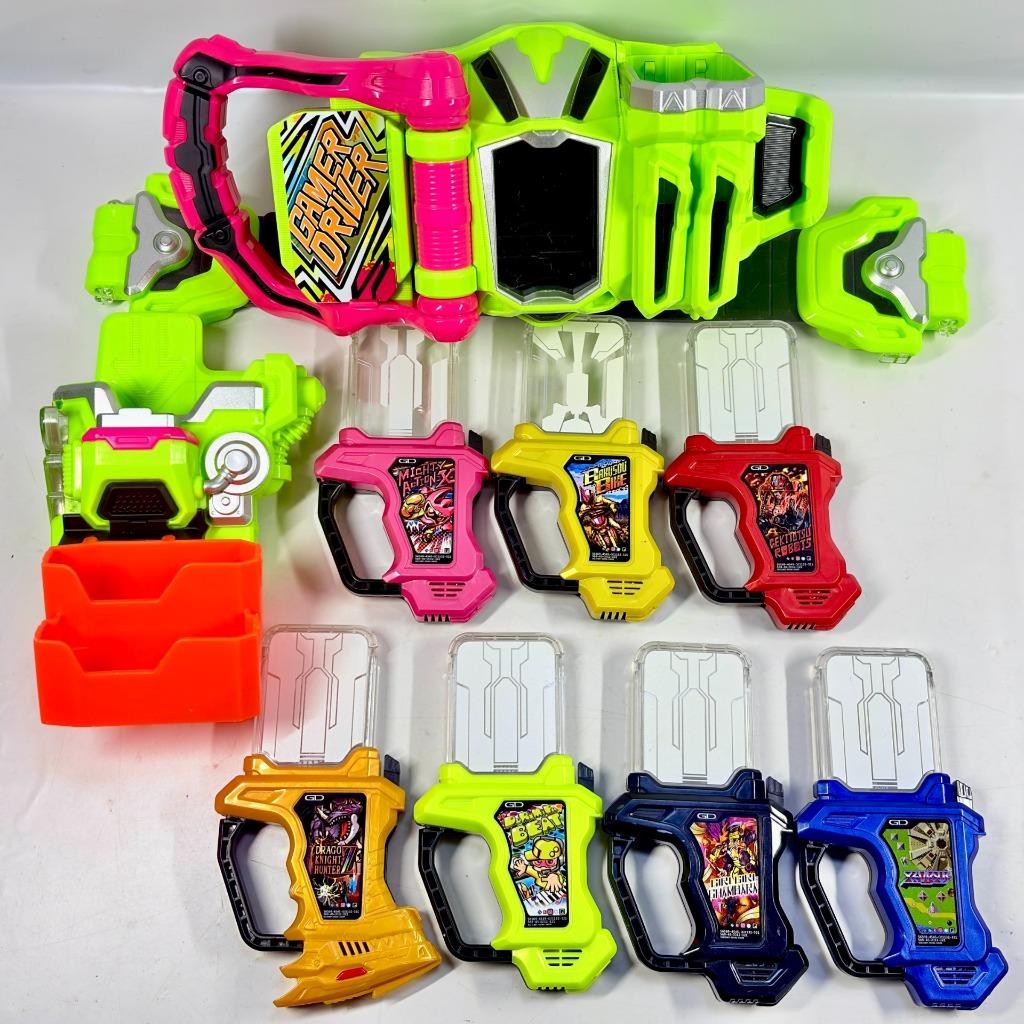 Kamen Rider Ex-Aid DX Gamer Driver Kimewaza Slot Holder Gashat All