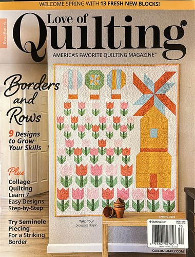 LOVE OF QUILTING MAGAZIN FRÜHLING 2025 (KOSTENLOSER VERSAND - BRANDNEUES MAGAZIN) - Bild 1 von 1
