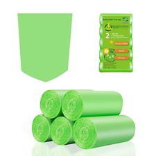 Compostable Trash Bags 2 Gallon Inwaysin Bulk Mini Rubbish Waste Can Liners ...