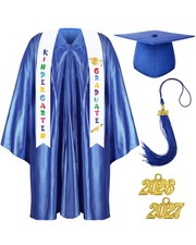 2026 Year Preschool Kindergarten Graduation Gown Cap Tassel Set Charm Gift