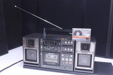 SONY CFS-9900 Collectible boombox AS /IS.W/Tape, cables Made in Japan SKU224524