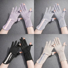 Women s Summer UV Protection Gloves Ice Silk Touchscreen Driving Sunblock UPF 50