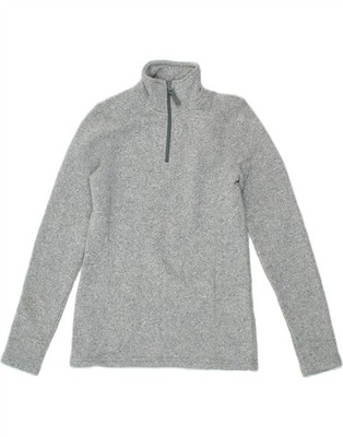 Mountain Warehouse Damen-Fleecepullover mit Reißverschluss am Ausschnitt UK 8 Small grau QN08
