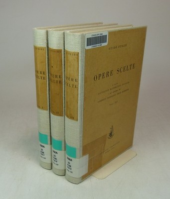Opere scelte, Vol. 1-3. A cura dell' Unione Matematica Italiana e col contributo