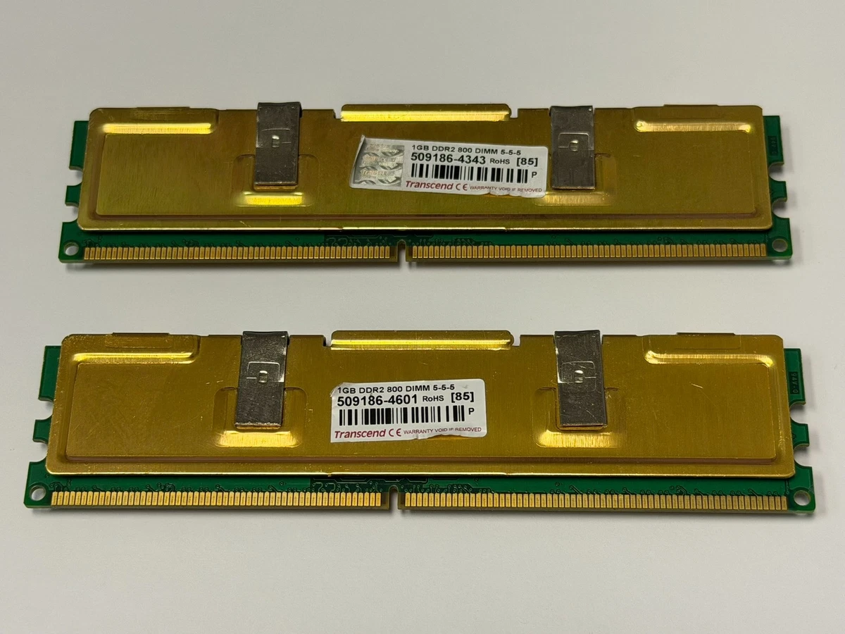 Mémoire RAM de 1Go DDR2 PC2 6400U 666 12 HYNIX modèle HYMP512U64CP8-S6