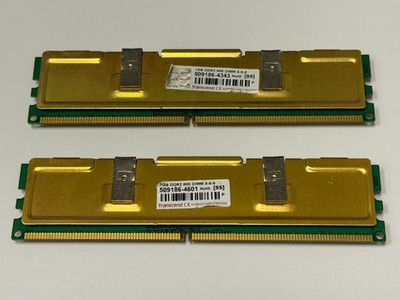 Transcend 2GB (1 x 1GB) PC2-6400 DDR2 800 DIMM RAM 509186-4601