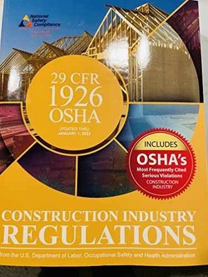 1926 OSHA Construction - Paperback, by National Safety Compliance - Very Good
