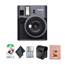 FUJIFILM INSTAX MINI 41 Instant Film Camera, 4x AA Rechargeable Batteries with