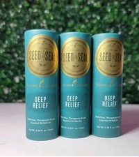 3 NEW SEALED Young Living DEEP RELIEF 10ml Essential Oil Roll-On