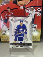 Matt Savoie 2023-24 UD SP Hockey Rookie Authentics Jersey #117