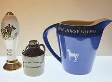 Collection of Whisky Related Water Jug Mini Flagon Whisky Decanter for Bar