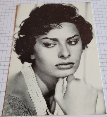 AK Schauspielerin SOPHIA LOREN | Portrait | Foto-StarPostKarte #3076