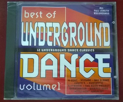 CD Best of Underground Dance 1 Phrenetic Bay B Kane Remarc A-Zone Darkenator NEW