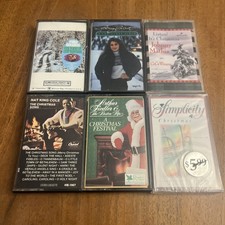 Lot Of 6 Christmas Cassette Tapes