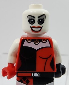 Lego DC Harley Quinn Minifigure with Hammer from set 76035 Jokerland HTF