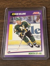 1991-92 Score American - Brian Bellows #160 Minnesota North Stars (E)