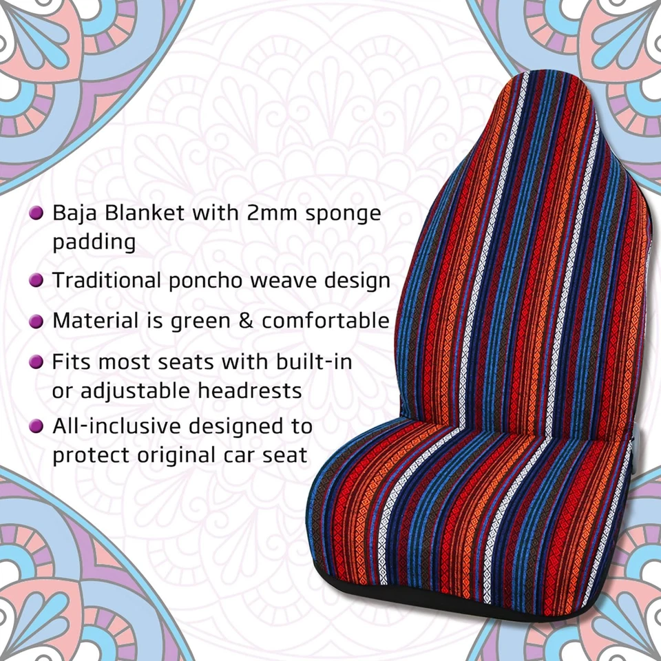 Cubierta de asiento de cubo delantero universal para coche baja silla de montar cubierta de asiento de coche almohadilla para coche SUV Foto 2 de 4