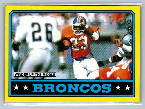 1986 Topps Denver Broncos #111 card