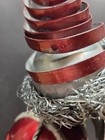 Pier 1 Imports Christmas Tea Light Candle Holder Bobblehead - Santa. Metal — photo 6